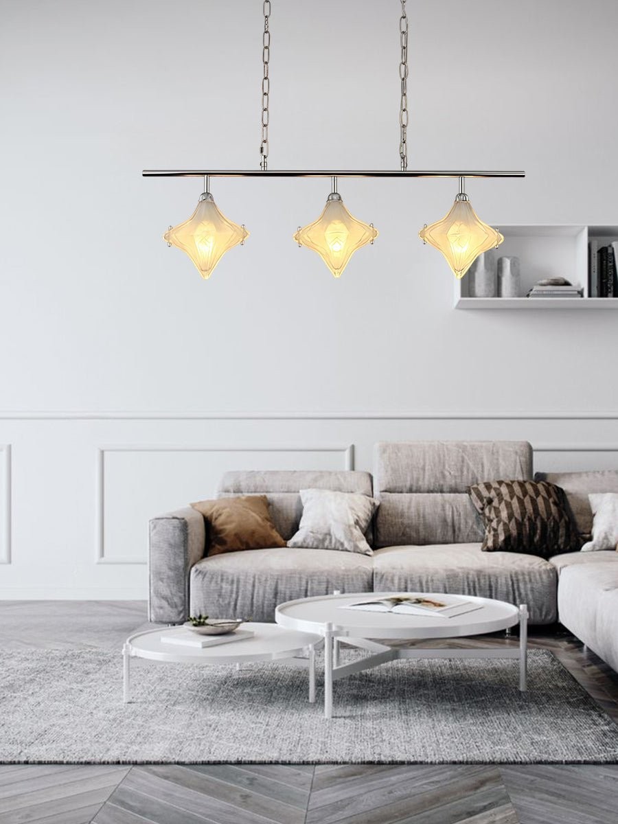 Art Deco Star Lineaire Hanglamp - Elegante Verlichting voor Keukeneiland - Astris Cassiopeia HL1798
