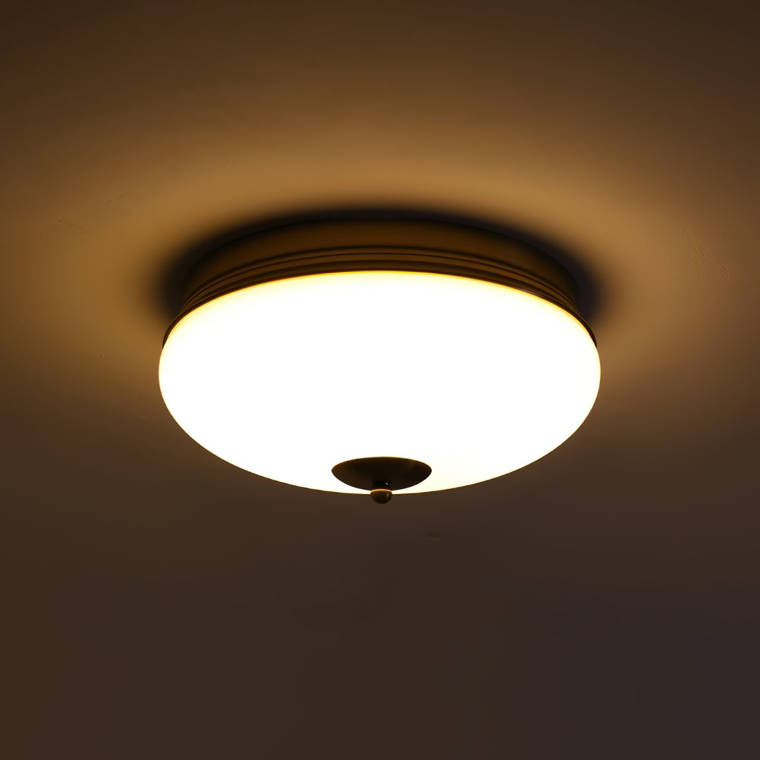 Europese Mid Century Crème Plafondlamp HL614