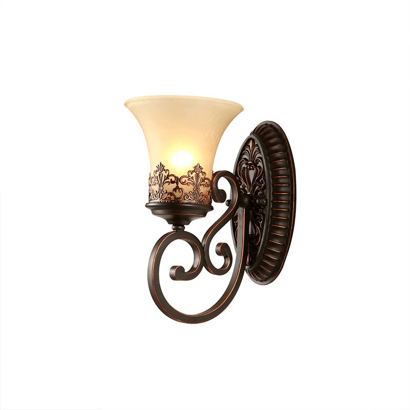Grote Zwarte Baard Wandlamp HL1159