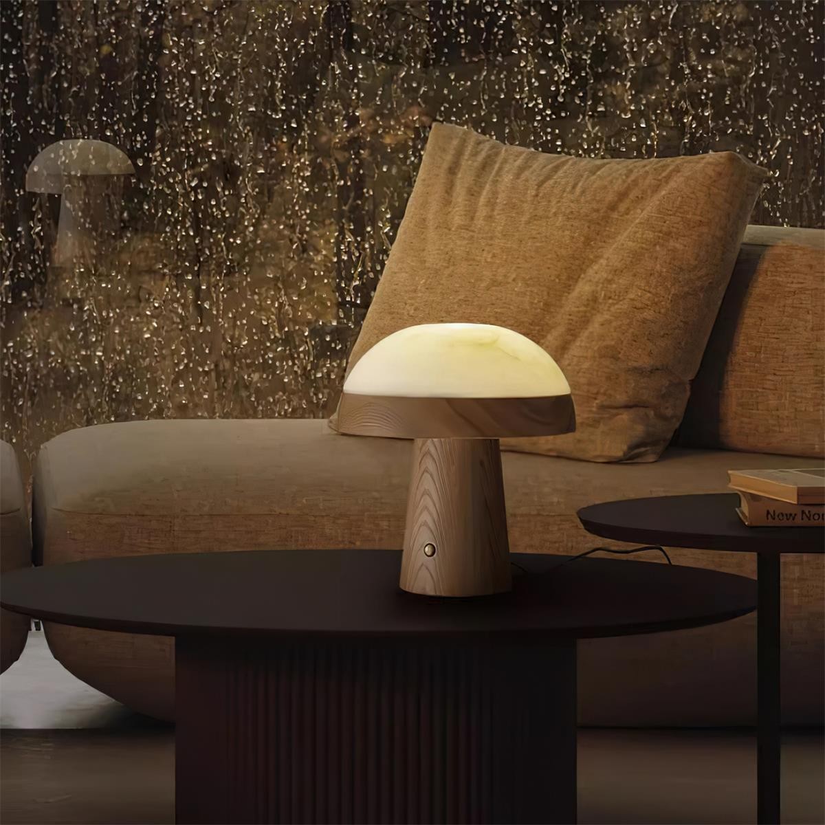 Nordic minimalistische stijl paddenstoelvormige tafellamp HL818