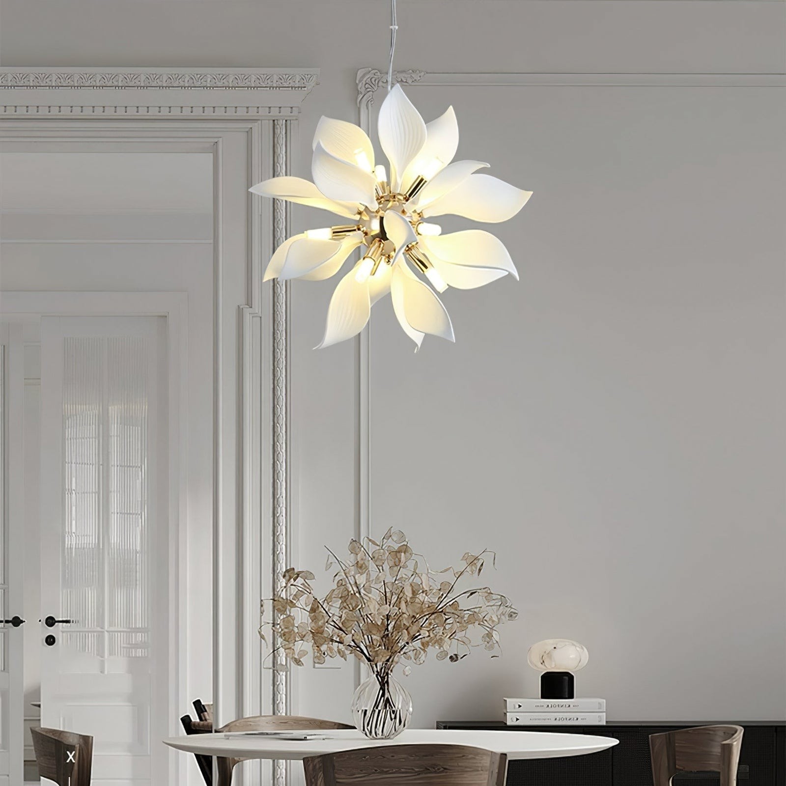 Petaline Bloom keramische bloemen hanglamp HL1219