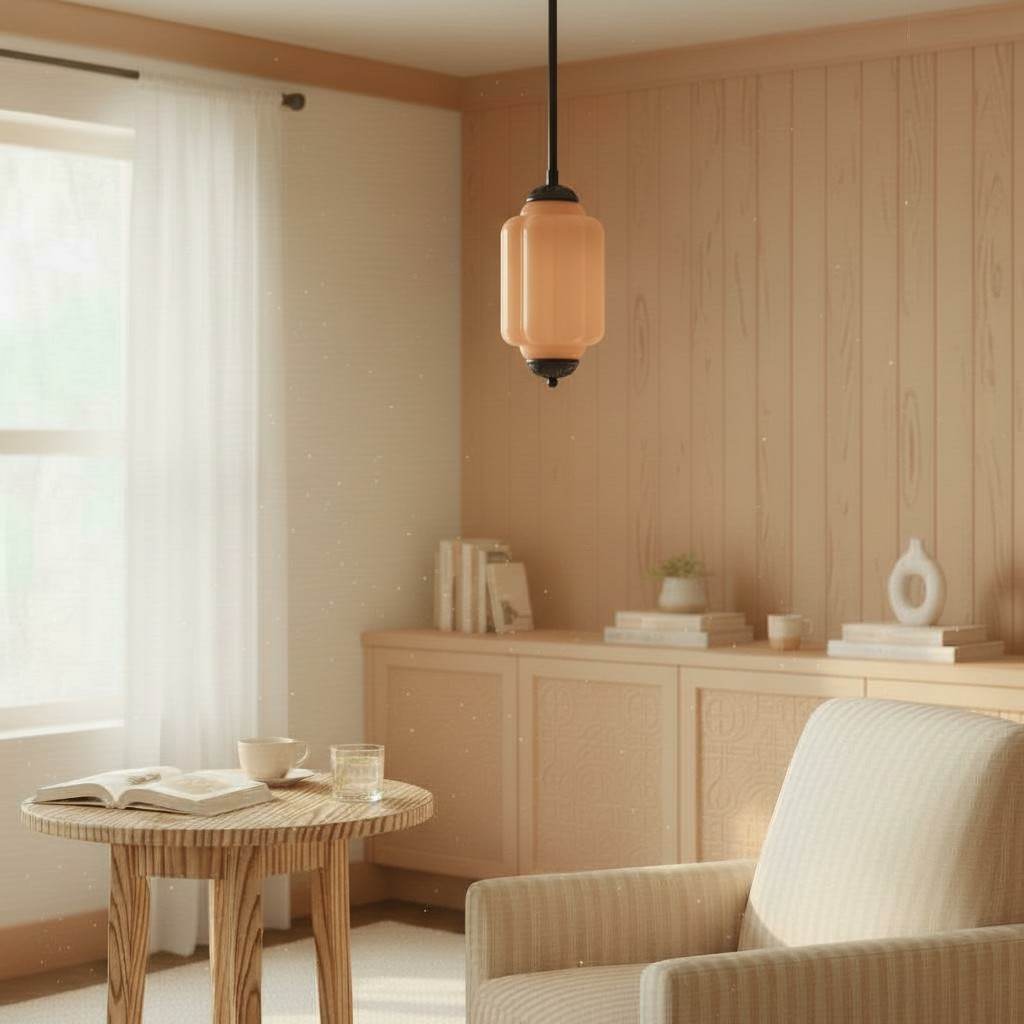 Eloise Eenvoudige Glazen Onregelmatige Lantaarn Hanglamp HL980