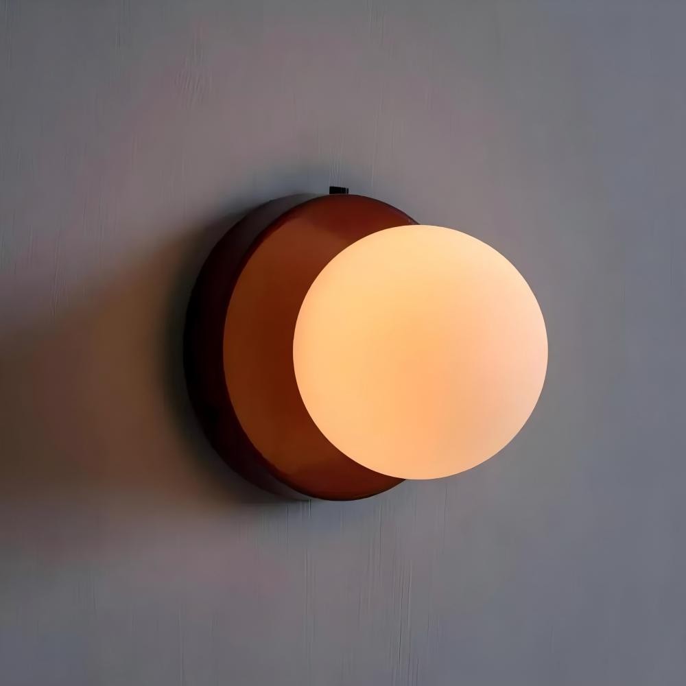 Nordic Globe Opbouw Glazen Wandlamp HL320