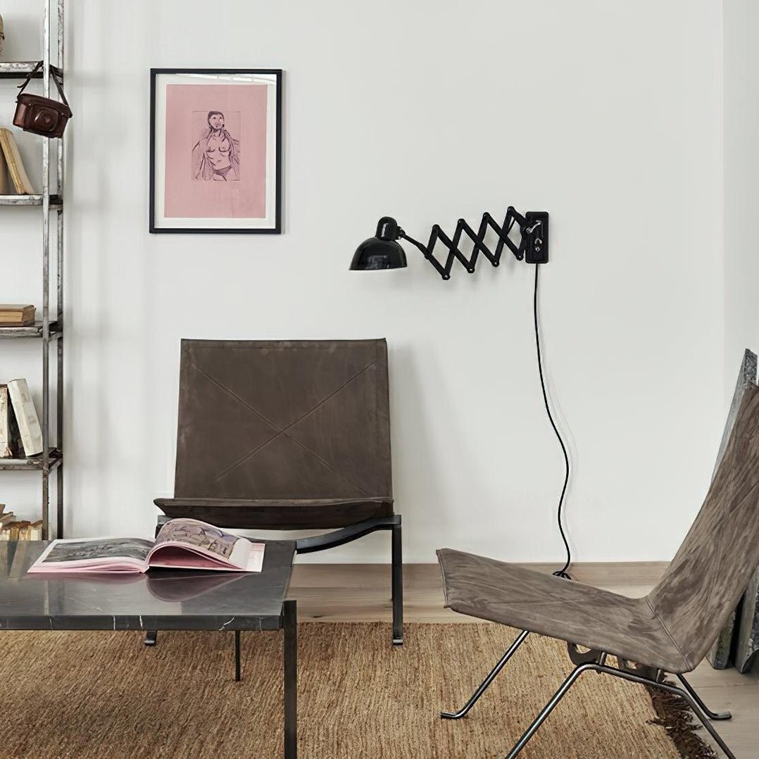 Industriële schaararm verstelbare wandlamp HL1079