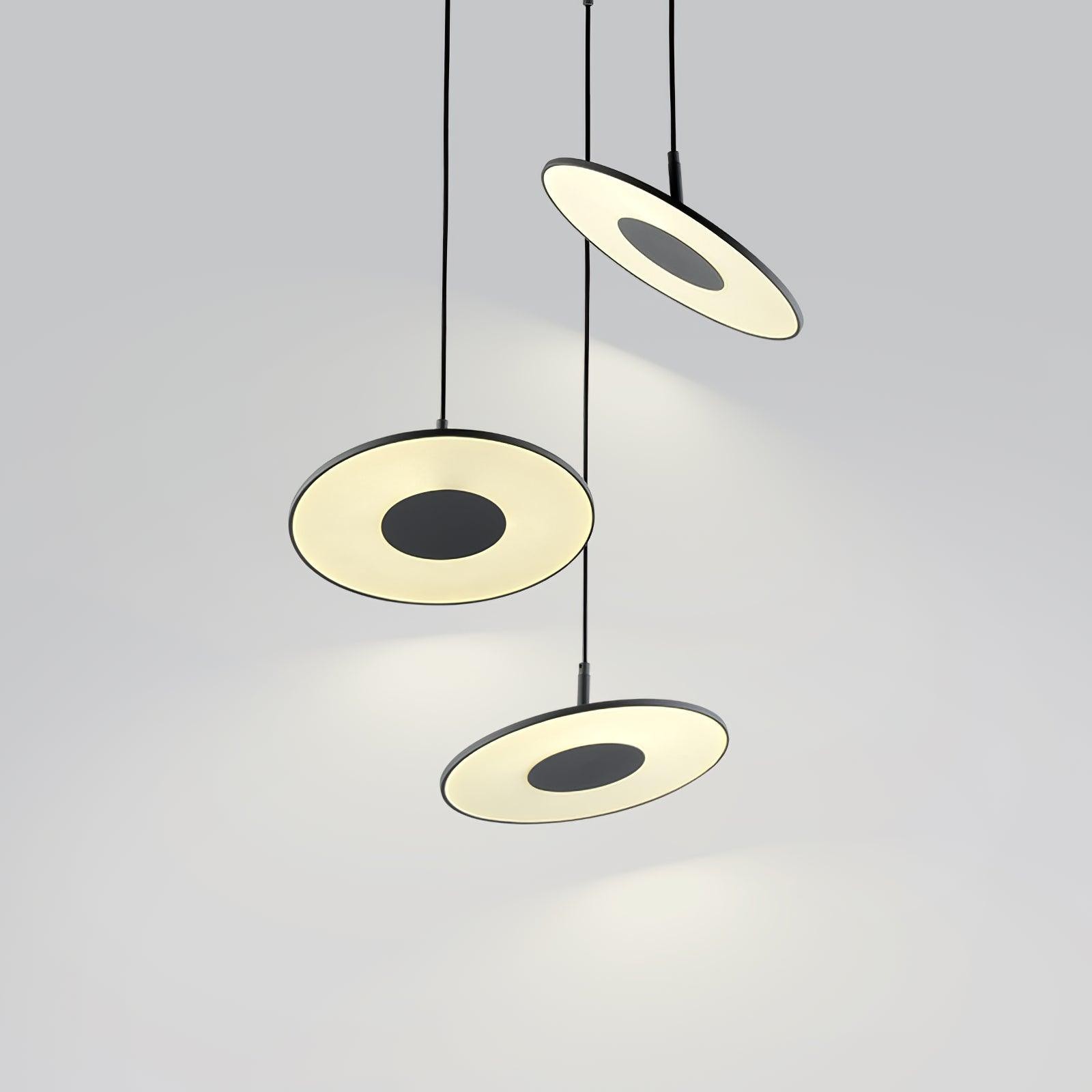 Ronde schijf hanglamp HL492