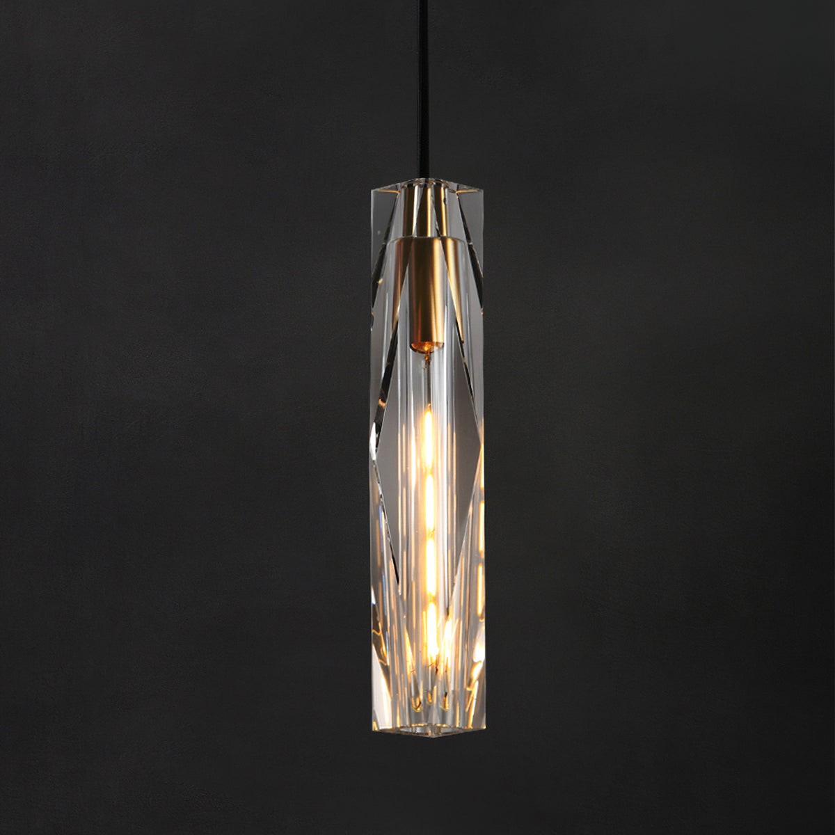 Kristallen koperen hanglamp HL1130