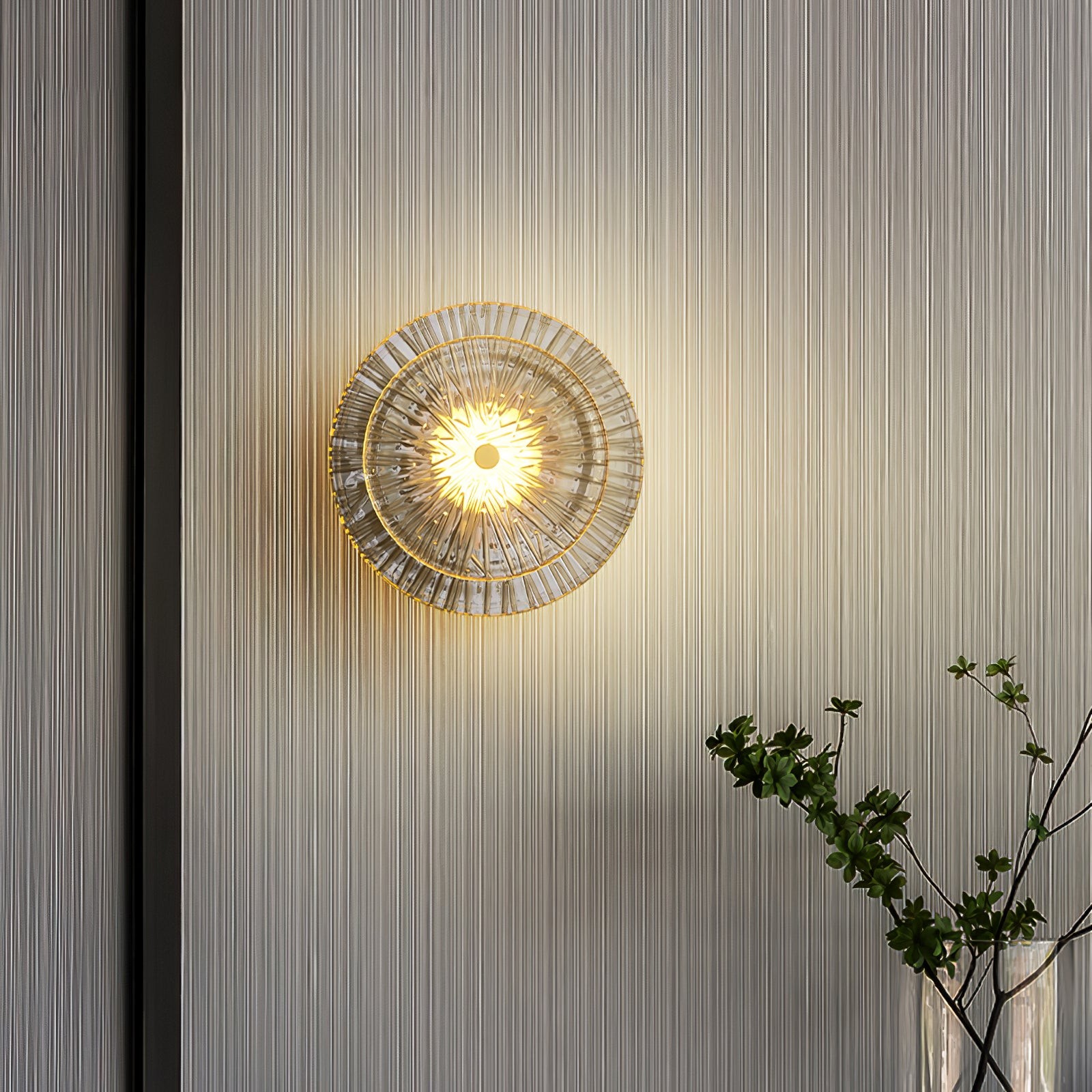 Moderne creatieve ronde kristallen wandlamp HL758
