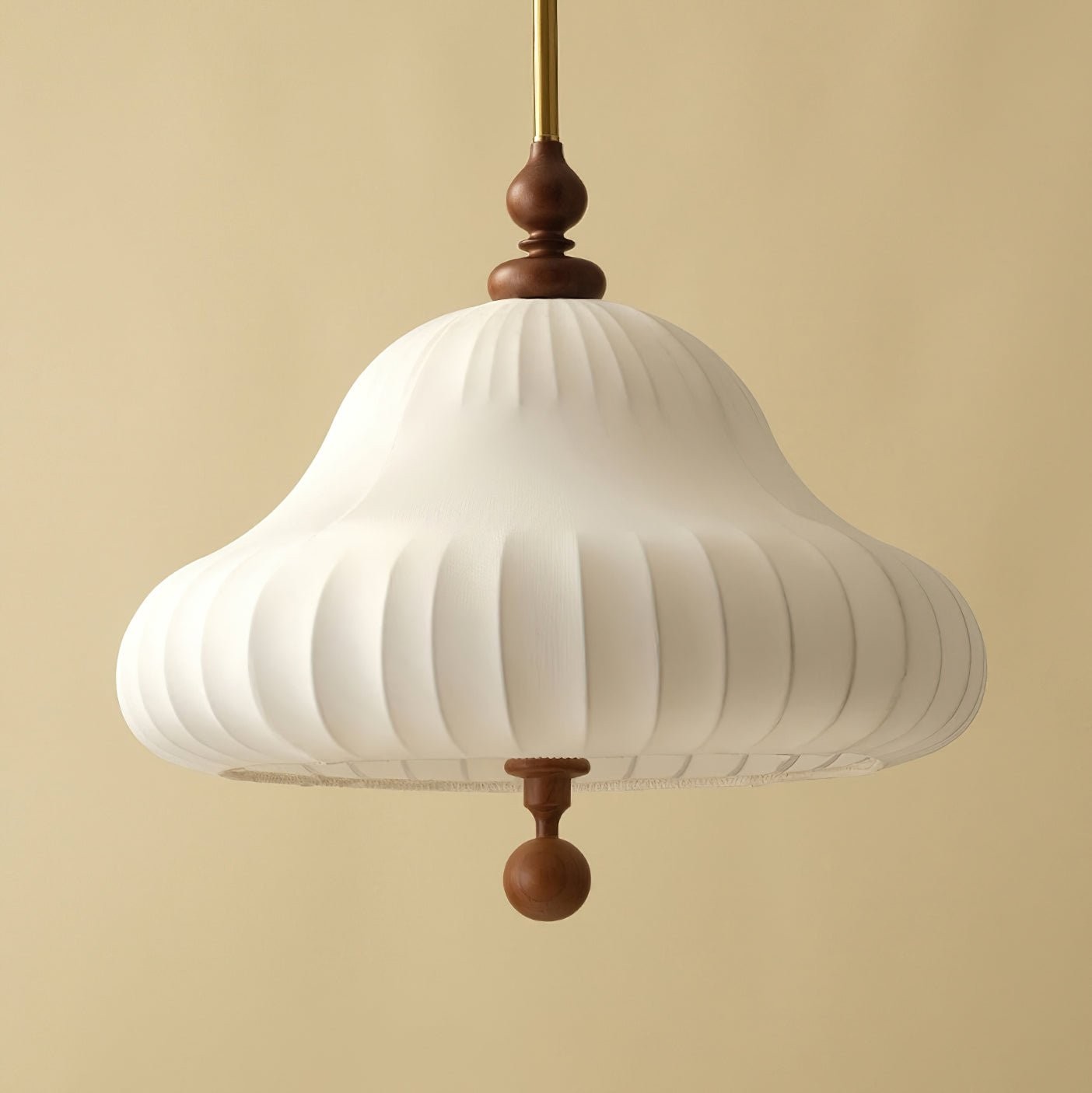 Moderne creatieve retro Wabi-Sabi-stijl stoffen houten hanglamp HL553