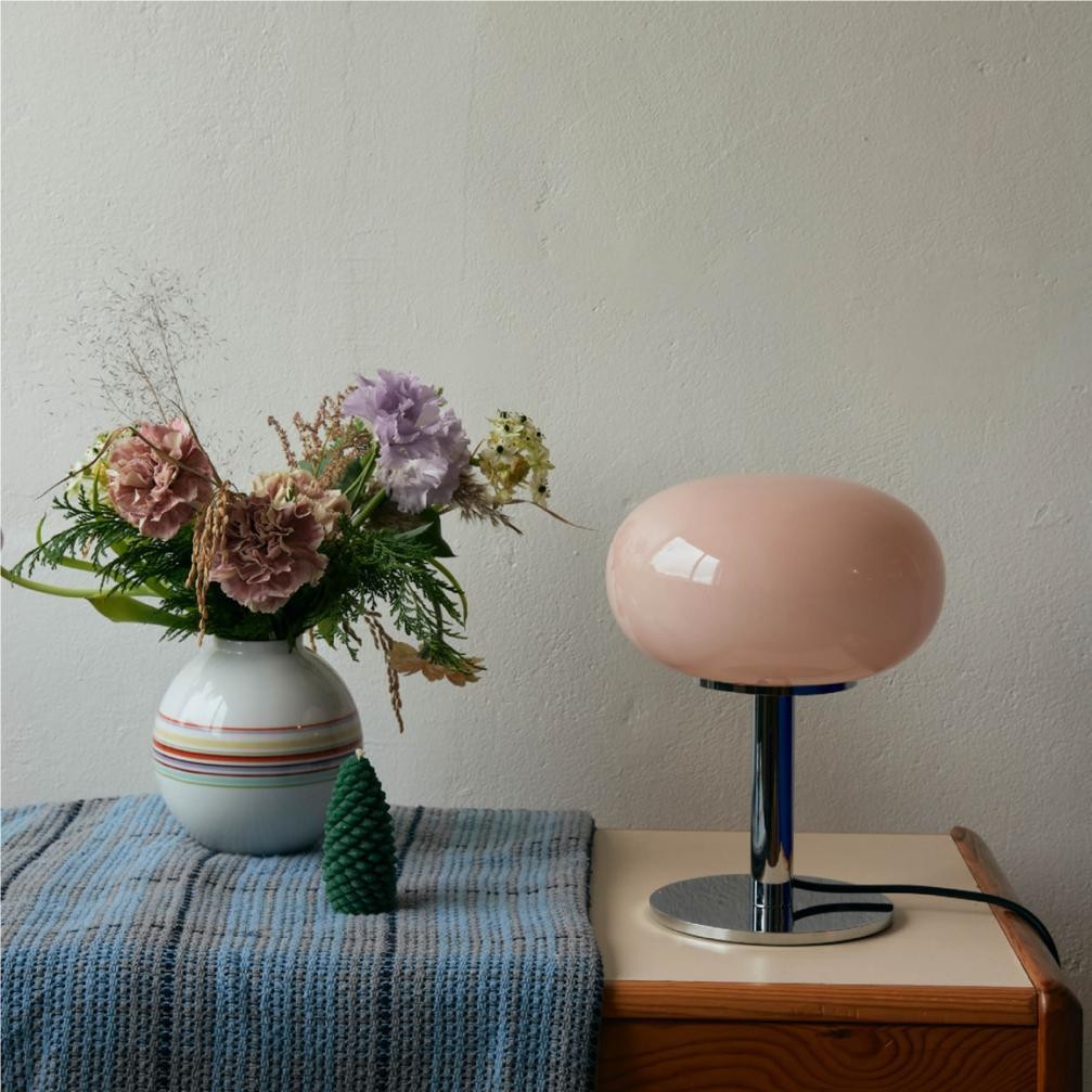 Lollipop Minimalistische Bauhaus Glazen Tafellamp HL81