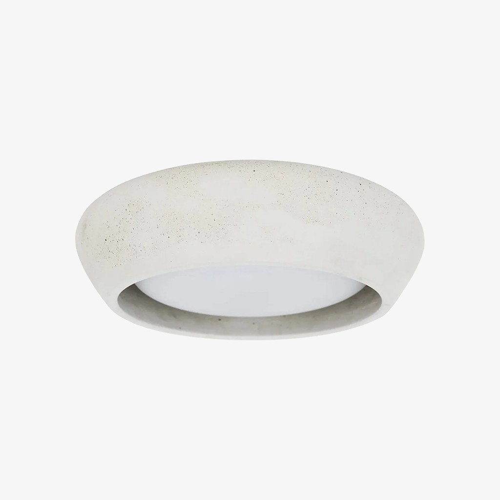 Monocem Minimalistische Plafondlamp van Beton – Stijlvolle Inbouwlamp voor de Woonkamer HL2426