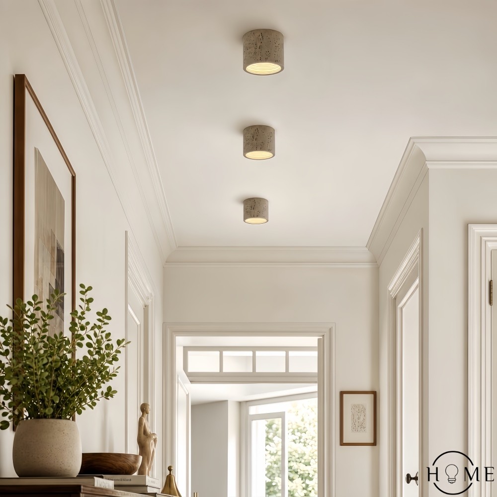 Moderne Wabi-Sabi cilindrische plafondlamp HL513