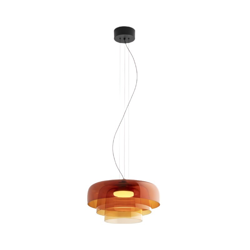Moderne glazen komvormige hanglamp HL05