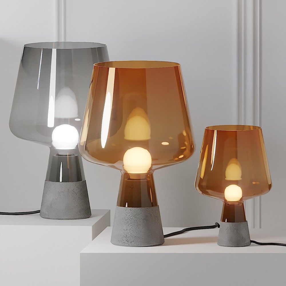 Glazen Tafellamp Industriële
