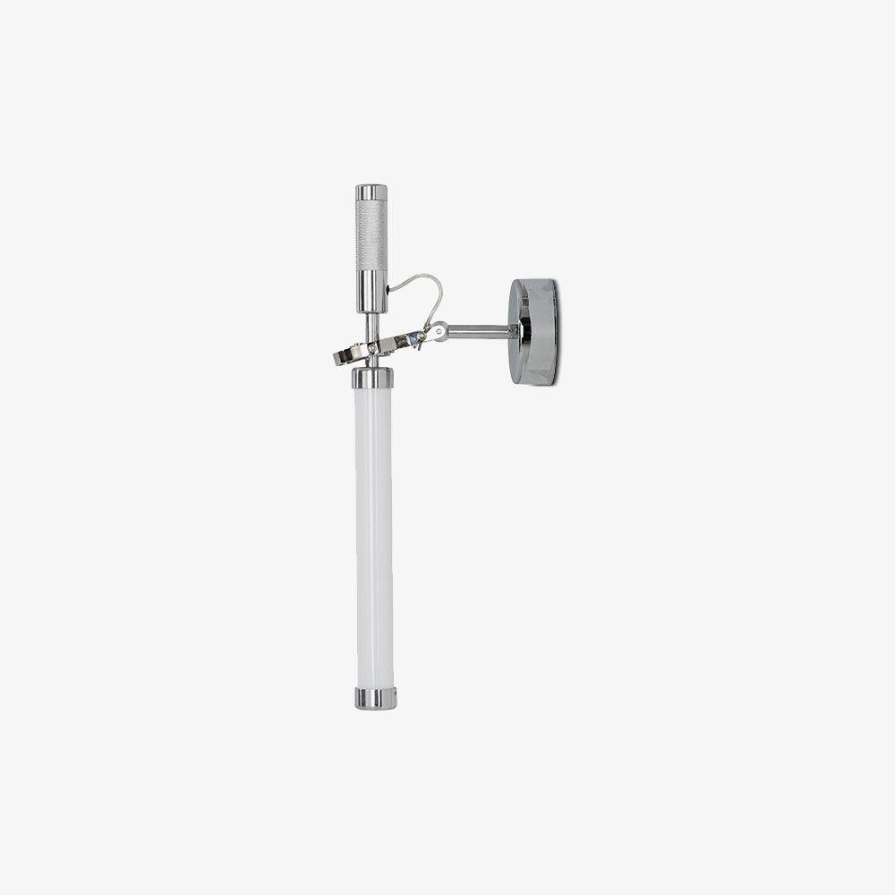 Moderne metalen zilveren staafvormige wandlamp HL1105