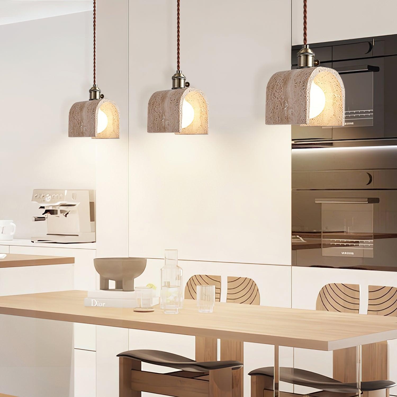 Alagusmo Minimalistische Travertin Hanglamp HL3445