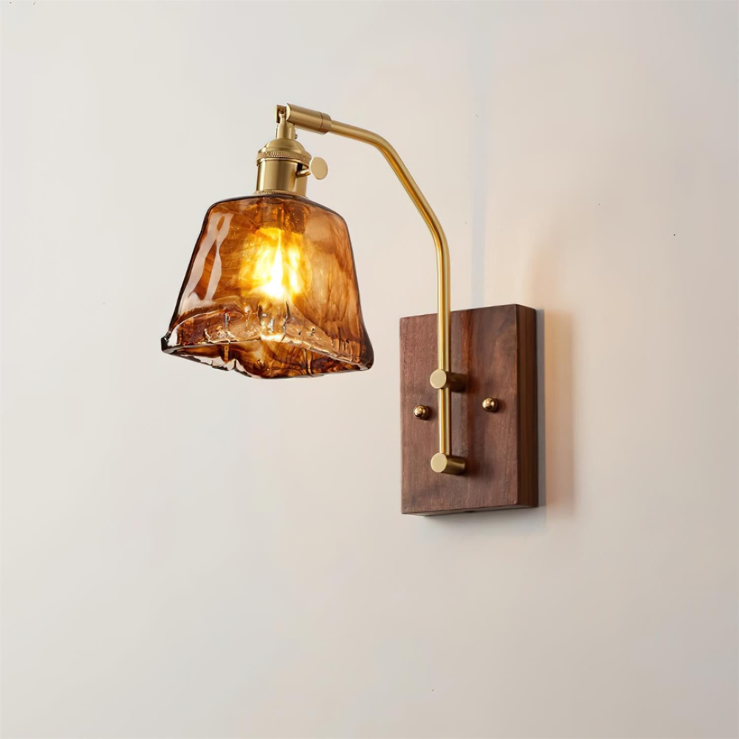 Vintage Morning Glory-vormige wandlamp HL842
