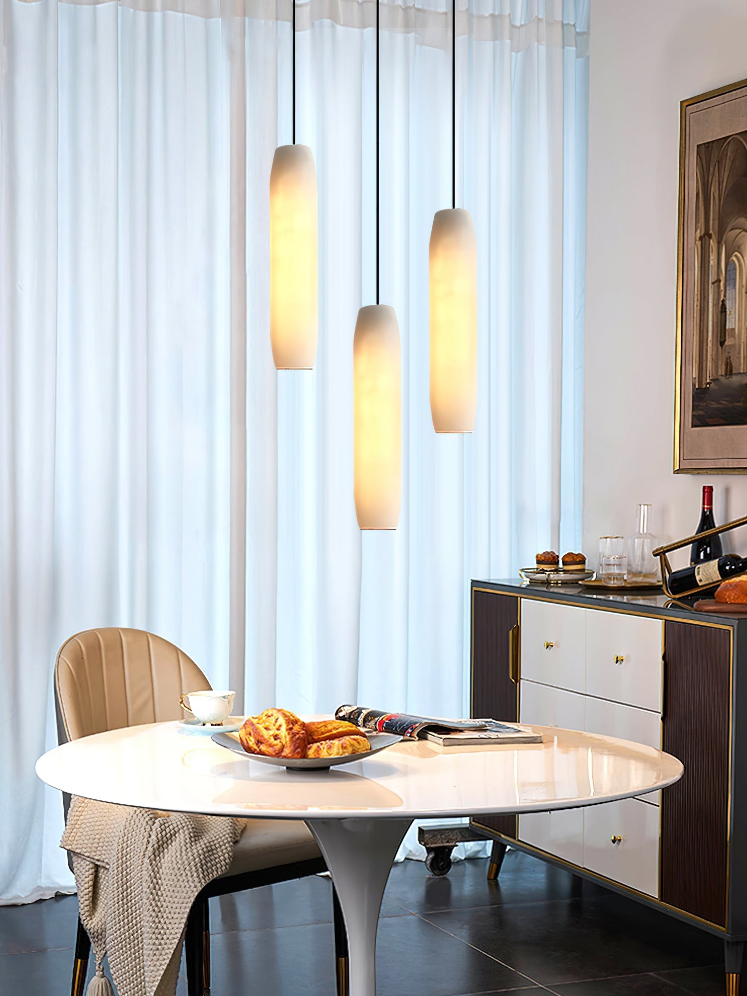Alabaster Flute Hanglamp HL2989