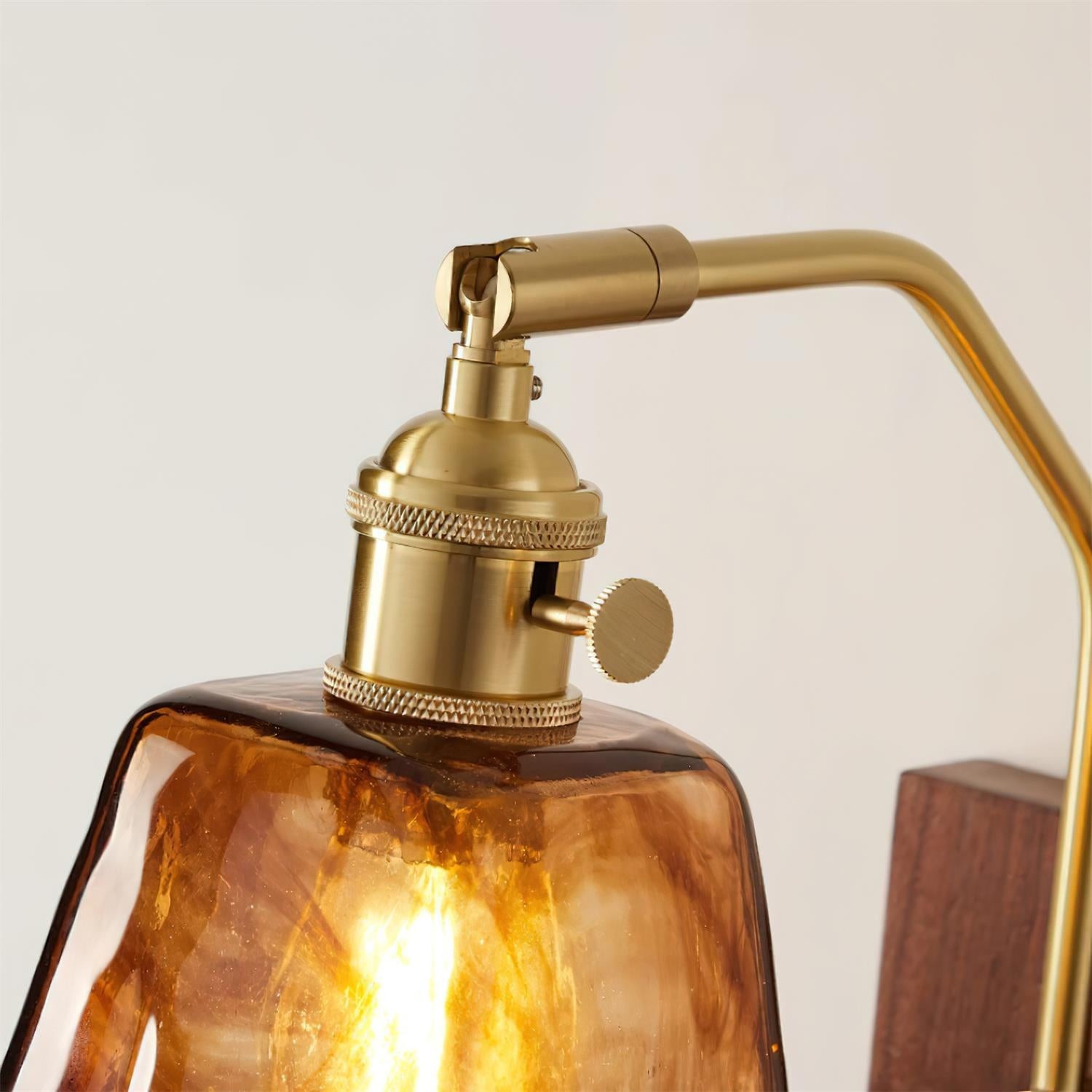 Vintage Morning Glory-vormige wandlamp HL842