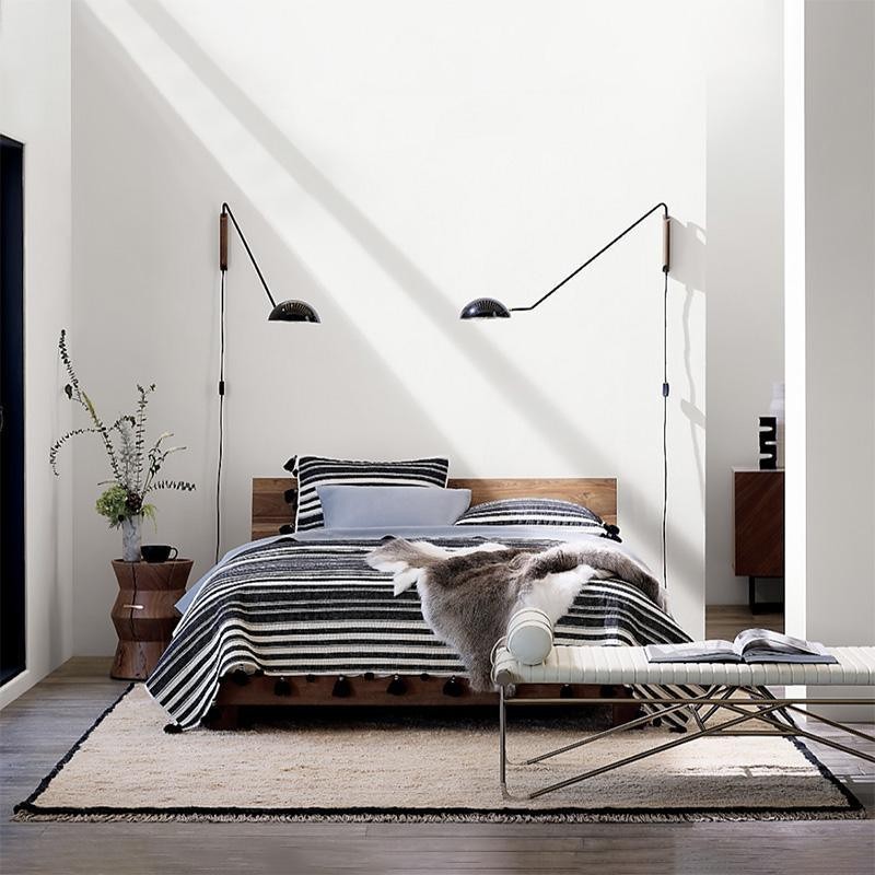 Moderne Swing Dome Messing Wandlamp