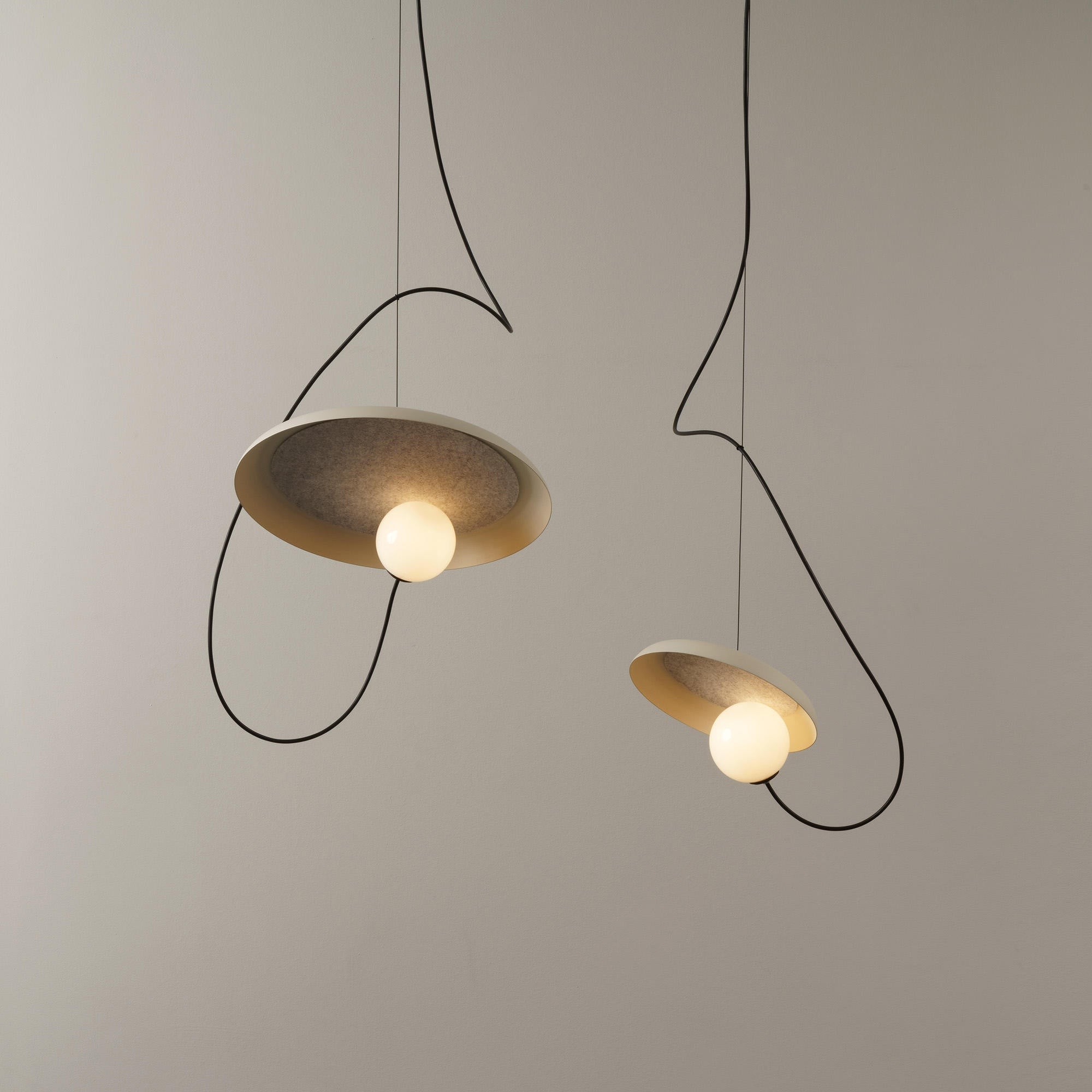 Akoestische schijf hanglamp HL3001
