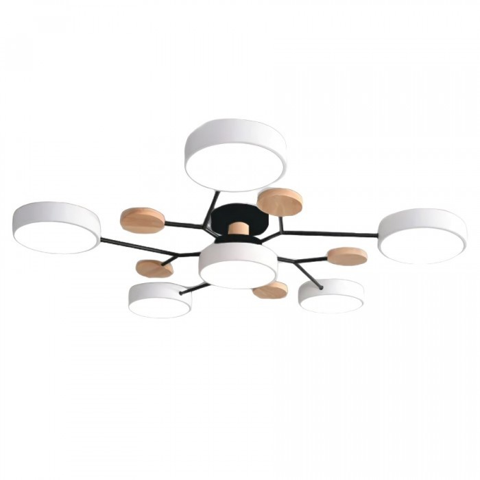Nordic Vertakte Schijf LED Warm Witte Plafondlamp HL314