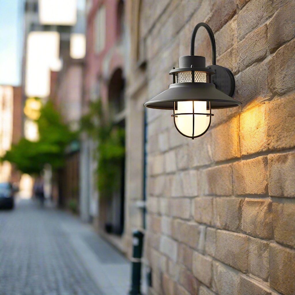 Lichtgevende metalen buitenwandlamp HL3360