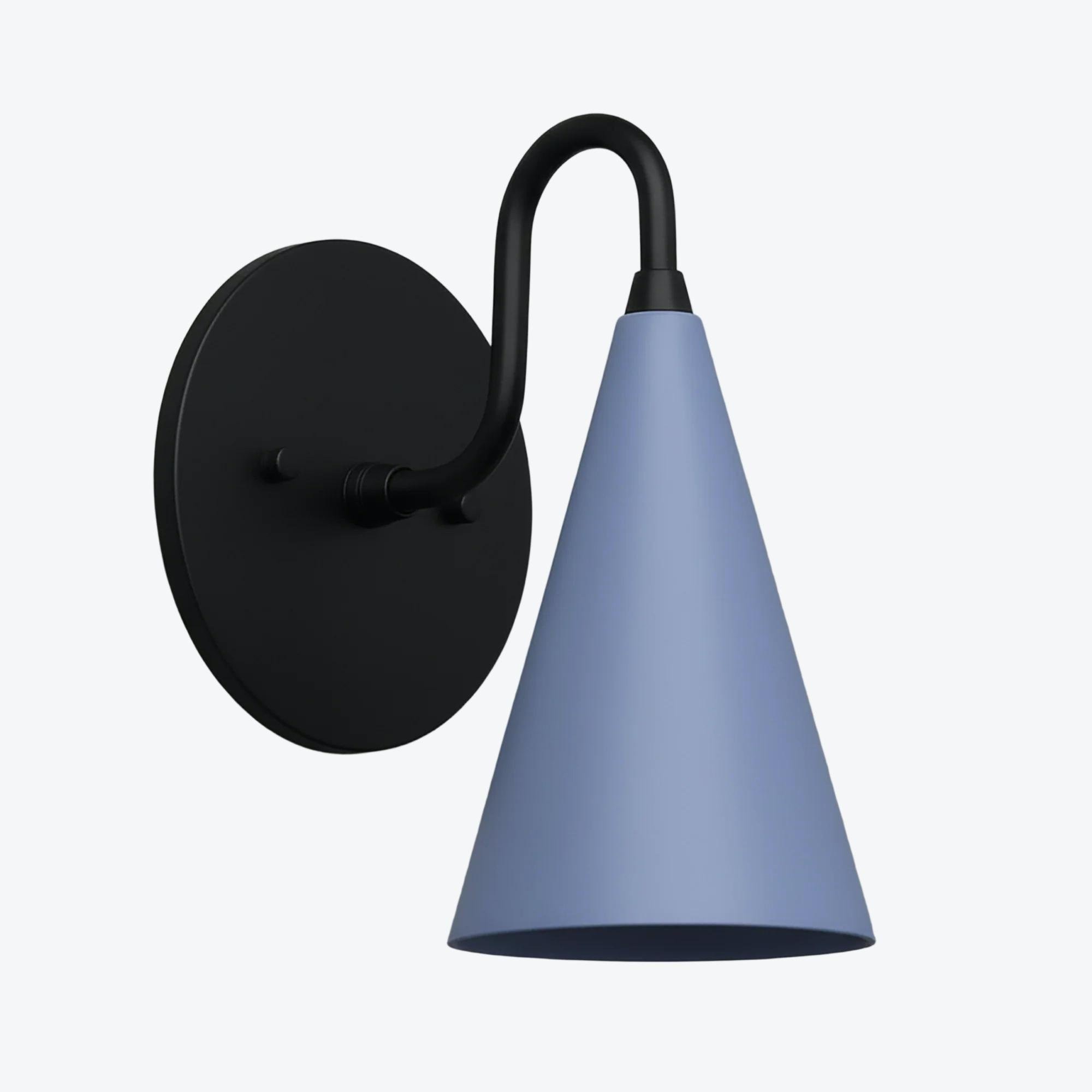 Curva metalen kegelvormige wandlamp - Vintage messing wandlamp voor hal of trappenhuis HL1967