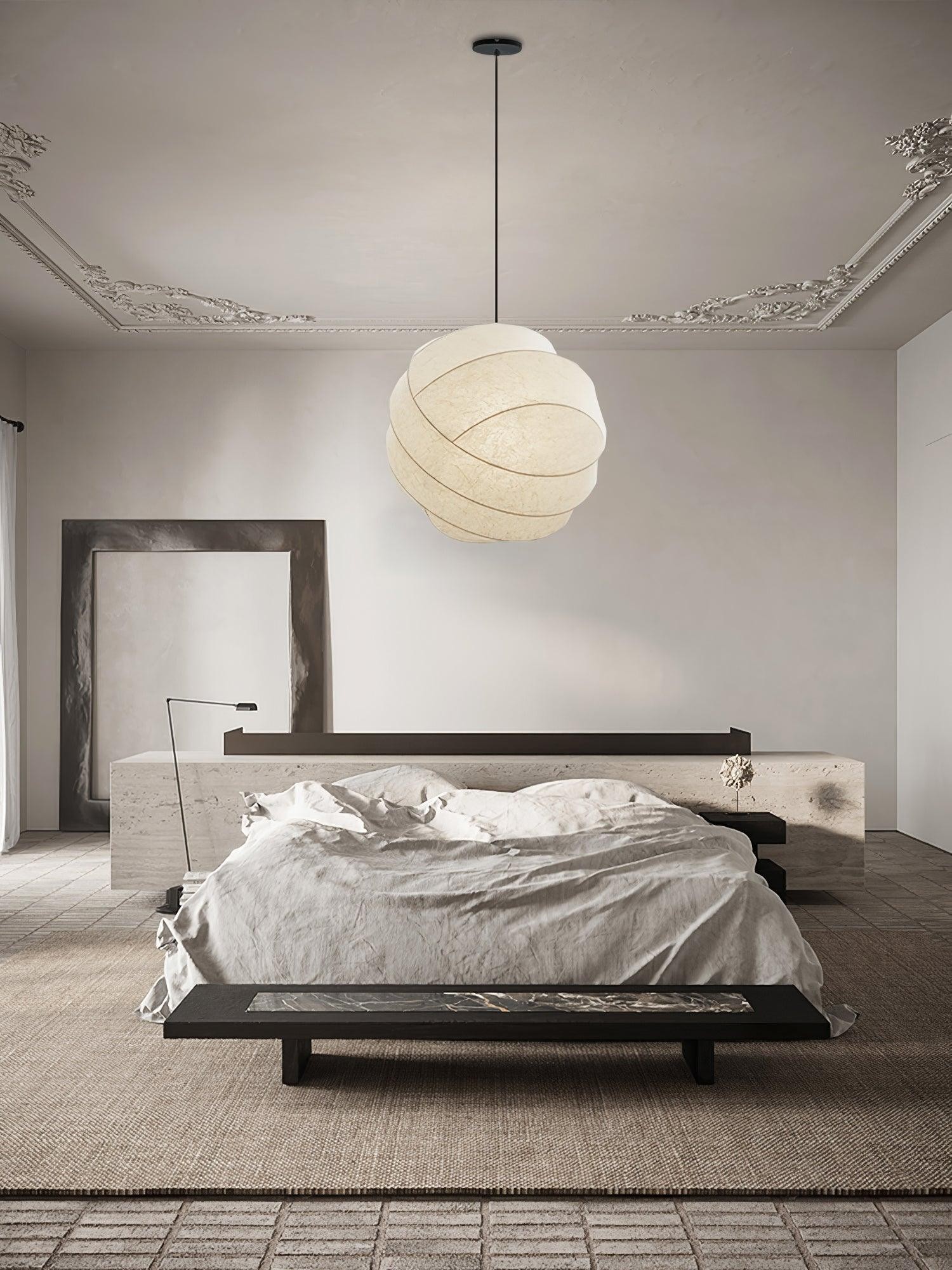 Wabi-Sabi Stijl Fiber Cocoon Hanglamp HL861