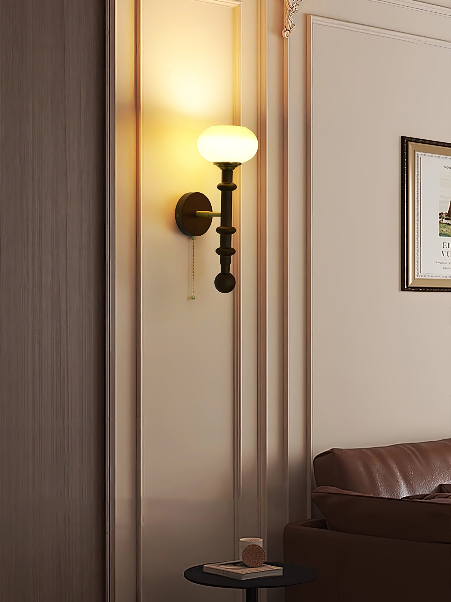 Retro Massief Houten Serie Wandlamp HL769