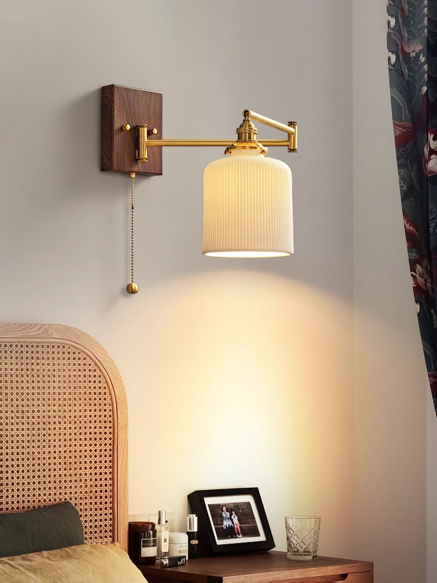 Keramische geometrie wandlamp HL499