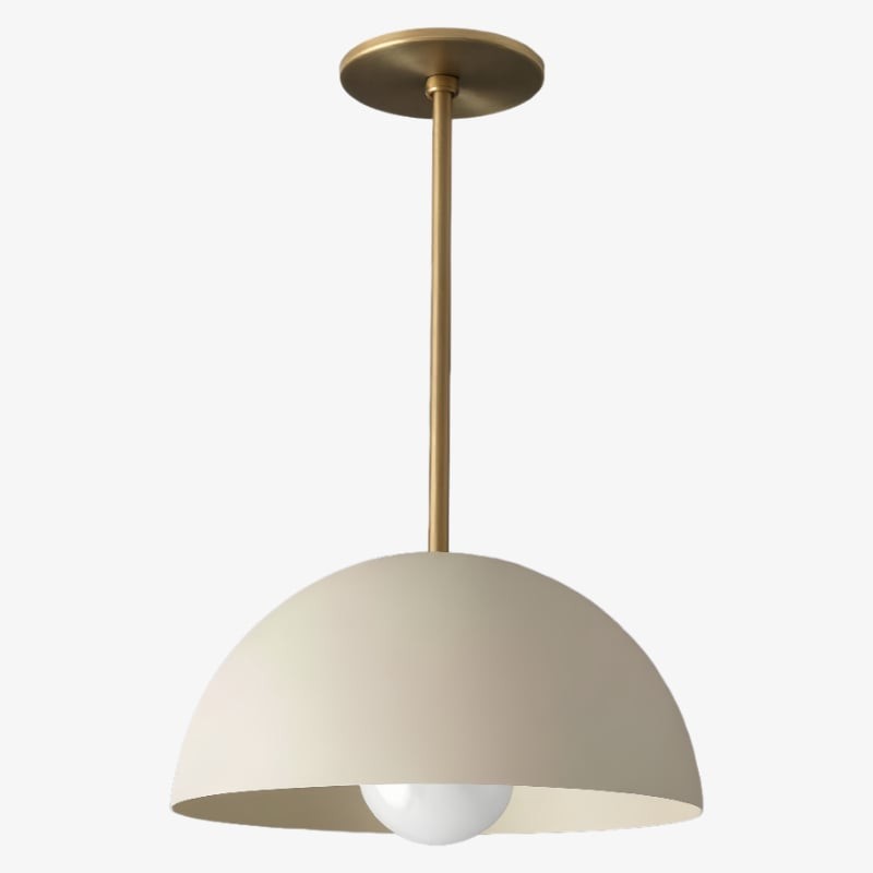 Metio Dome Neutral Dome Hanglamp - Moderne Metalen Accentverlichting HL1743