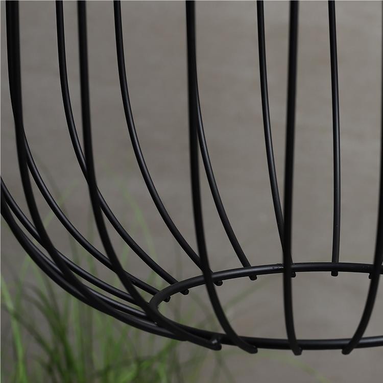 Industriële ijzeren streep kooivloerlamp HL128