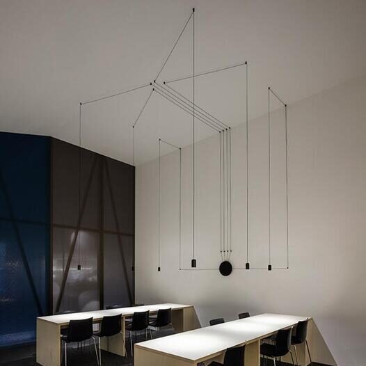 Wireflow Free Form Linear Led Hanglamp