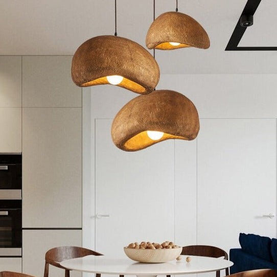 Wabi-Sabi Koffiewolk Japandi Hars Hanglamp HL3377