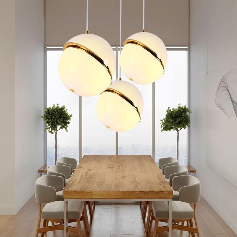 Crescent Opalen Bol Hanglamp