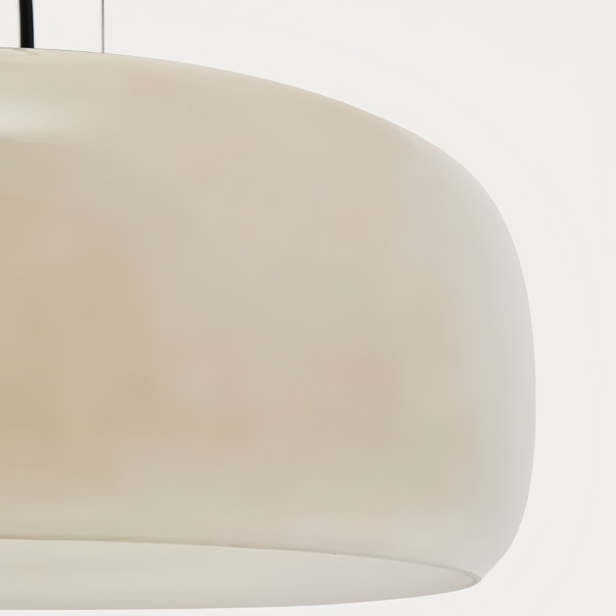 Lunorae ronde glazen hanglamp - moderne sculpturale verlichting voor de woonkamer HL2453