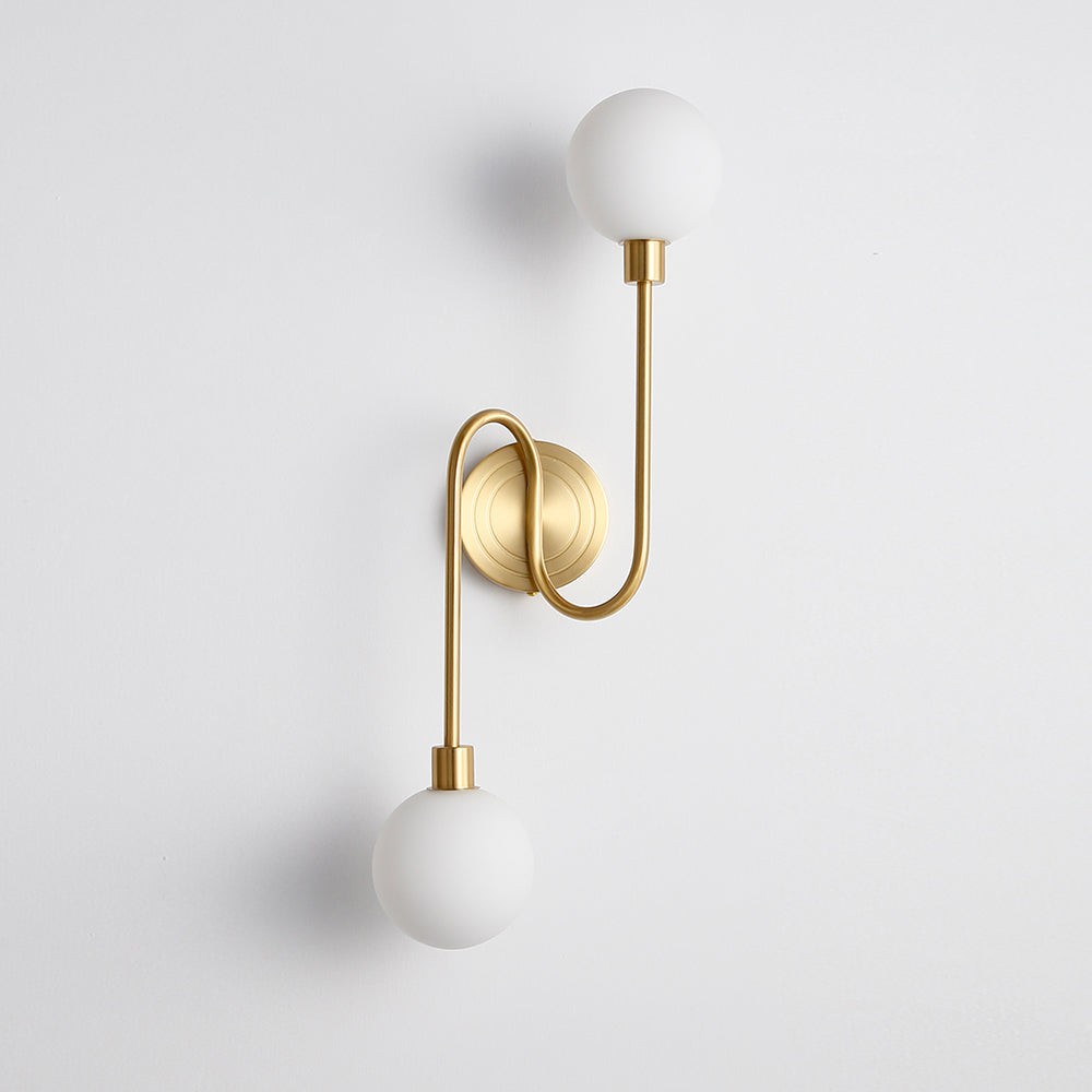 Holten messing wandlamp met arm HL2962