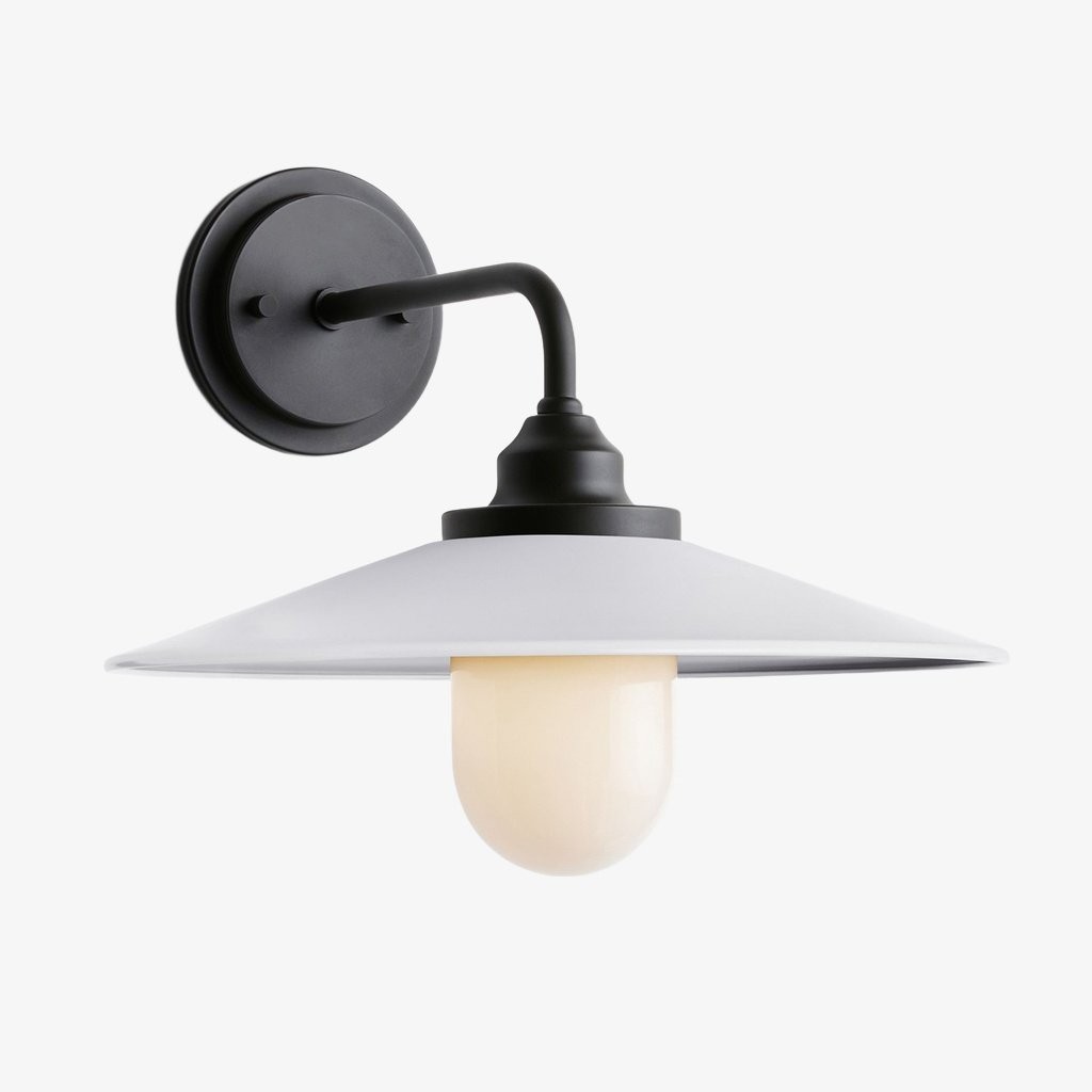 Cordax Utility-geïnspireerde wandlamp - Metaal en glas voor binnen- en buitendecoratie HL2273