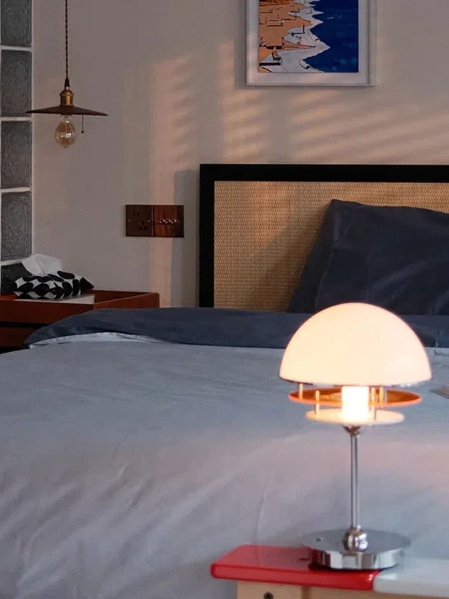 Bauhaus Vintage Stijl Acryl Zonsondergang Tafellamp HL1033
