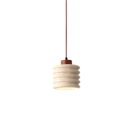 Hanglamp HL3488 van travertijn, gele grotsteen