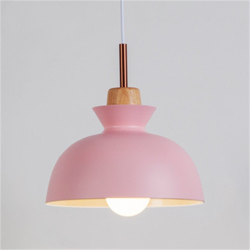 Scandinavische MULTI Metaal Hout Macaroon Hanglamp voor Keuken HL88