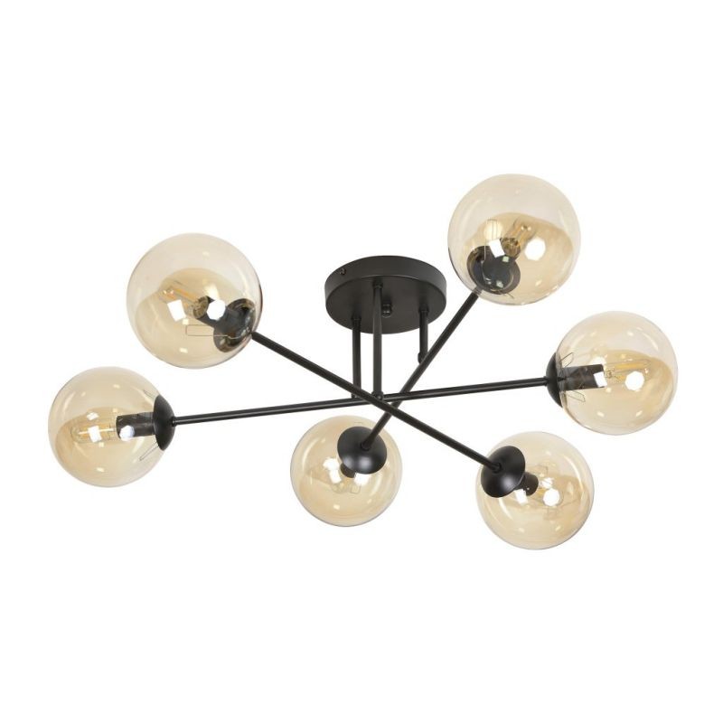 Brendi 6B Glazen Bol Plafondlamp