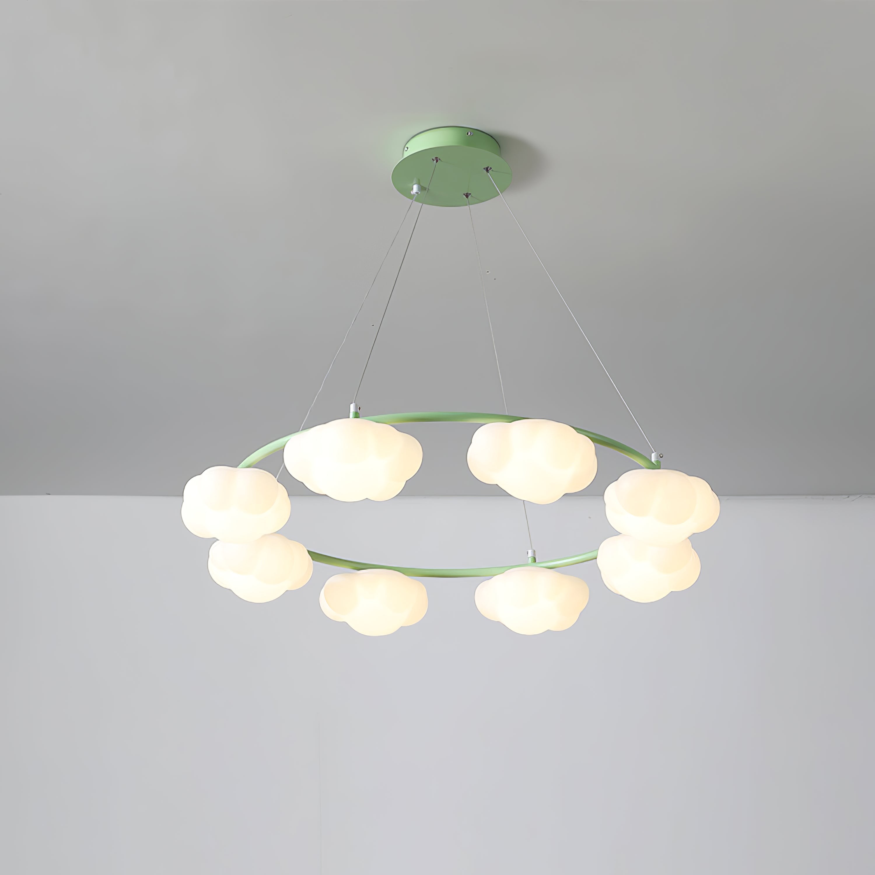 Crèmekleurige stijl creatieve persoonlijkheid wolken kroonluchter HL893