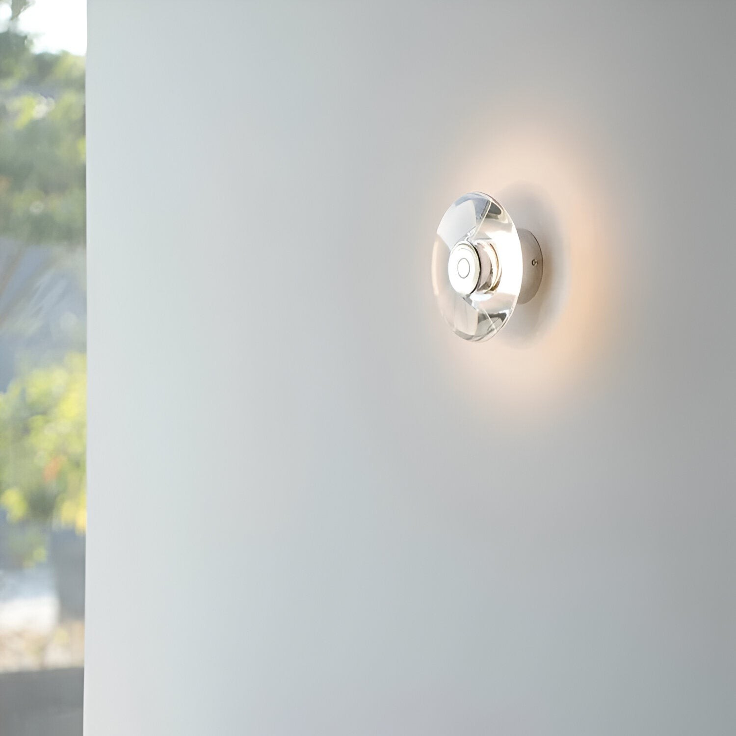 Italiaanse kristallen minimalistische Clementine wandlamp HL3511
