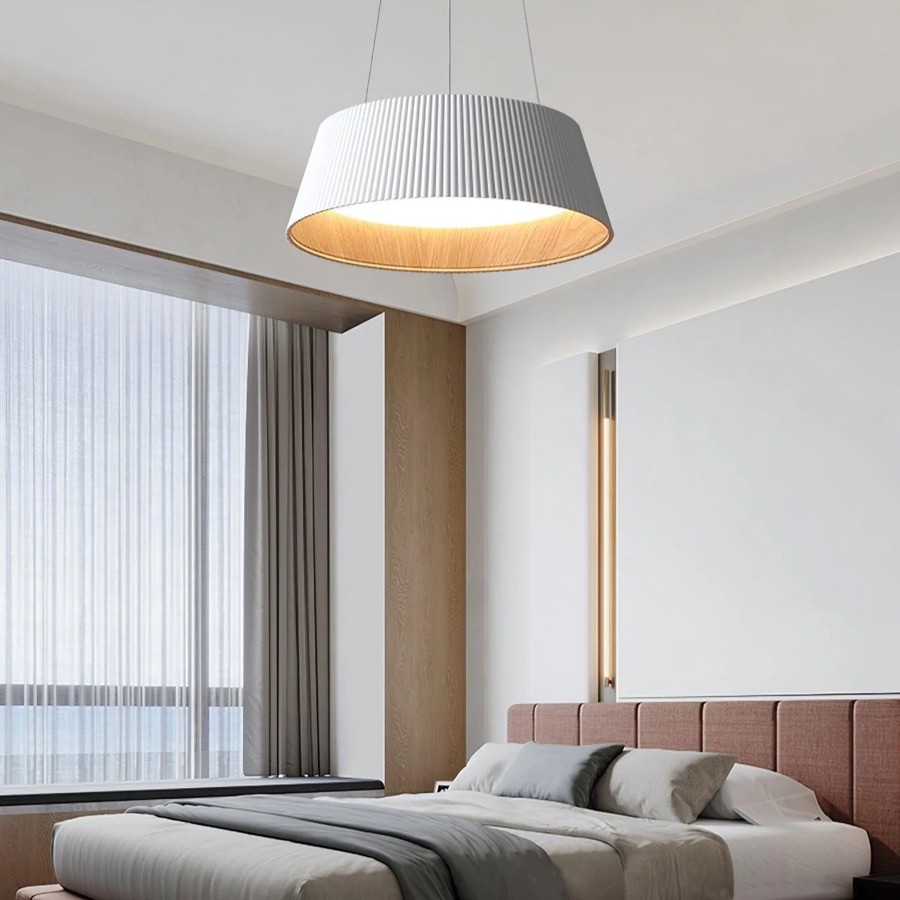 Moderne Geribbelde Ronde Hanglamp HL264