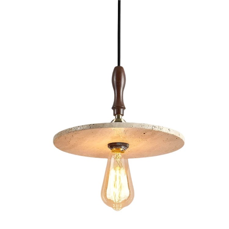 Middeleeuwse travertin hanglamp HL3482