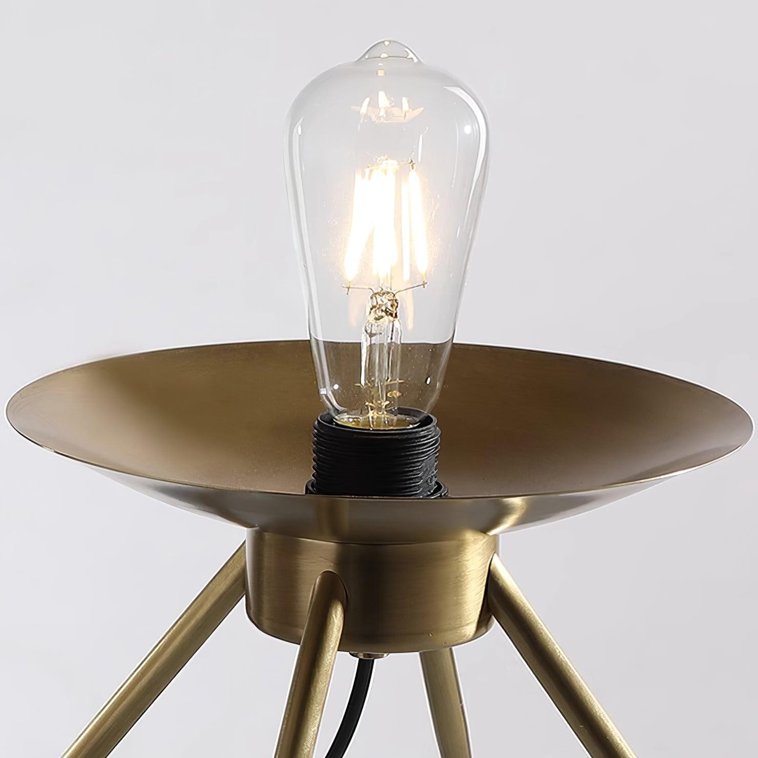 Luxe persoonlijkheid gekleurde glazen afdekking hoge tafellamp HL700