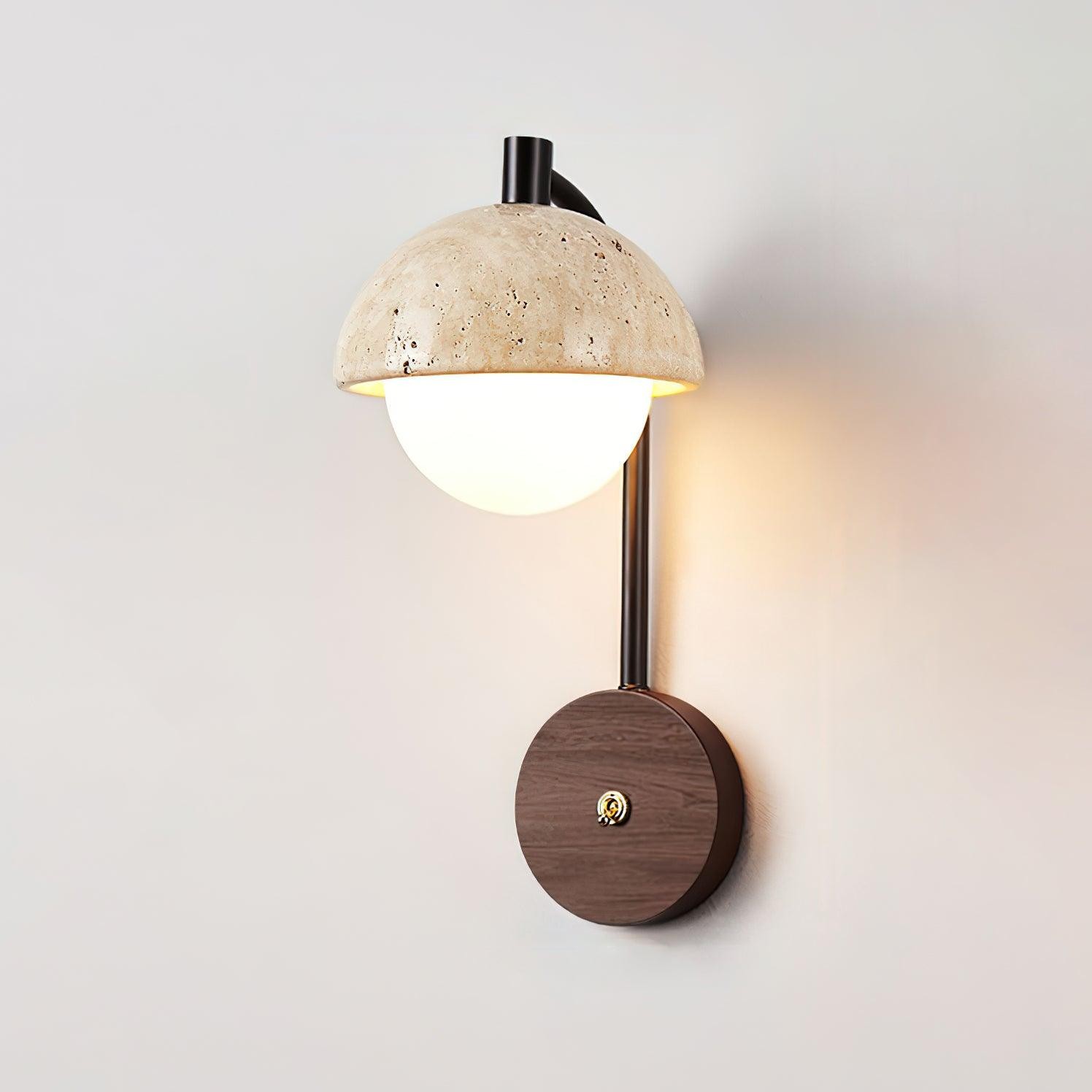 Retro schijfbal nachtkastje wandlamp HL829