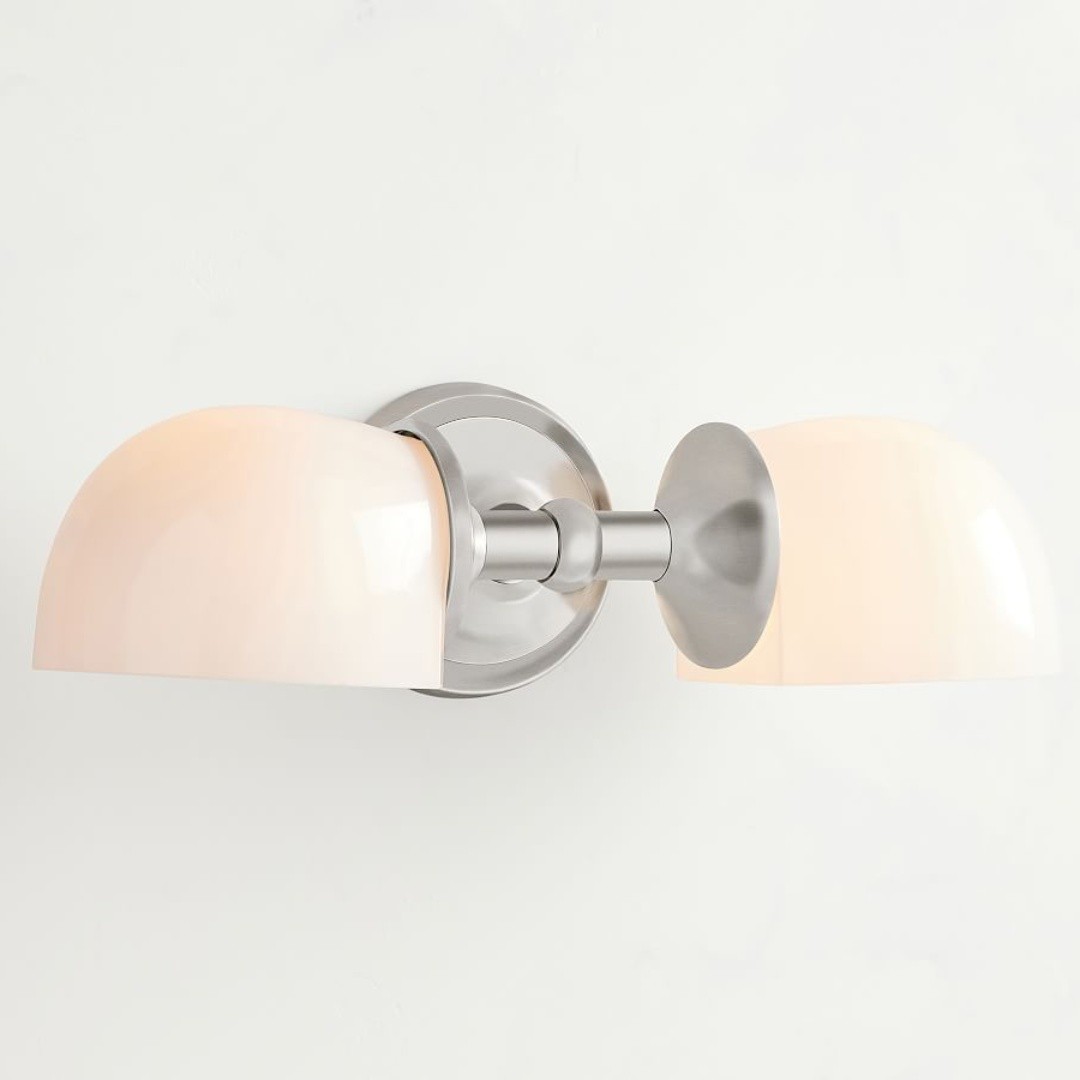 Moderne Mercer dubbele horizontale metalen wandlamp HL1413