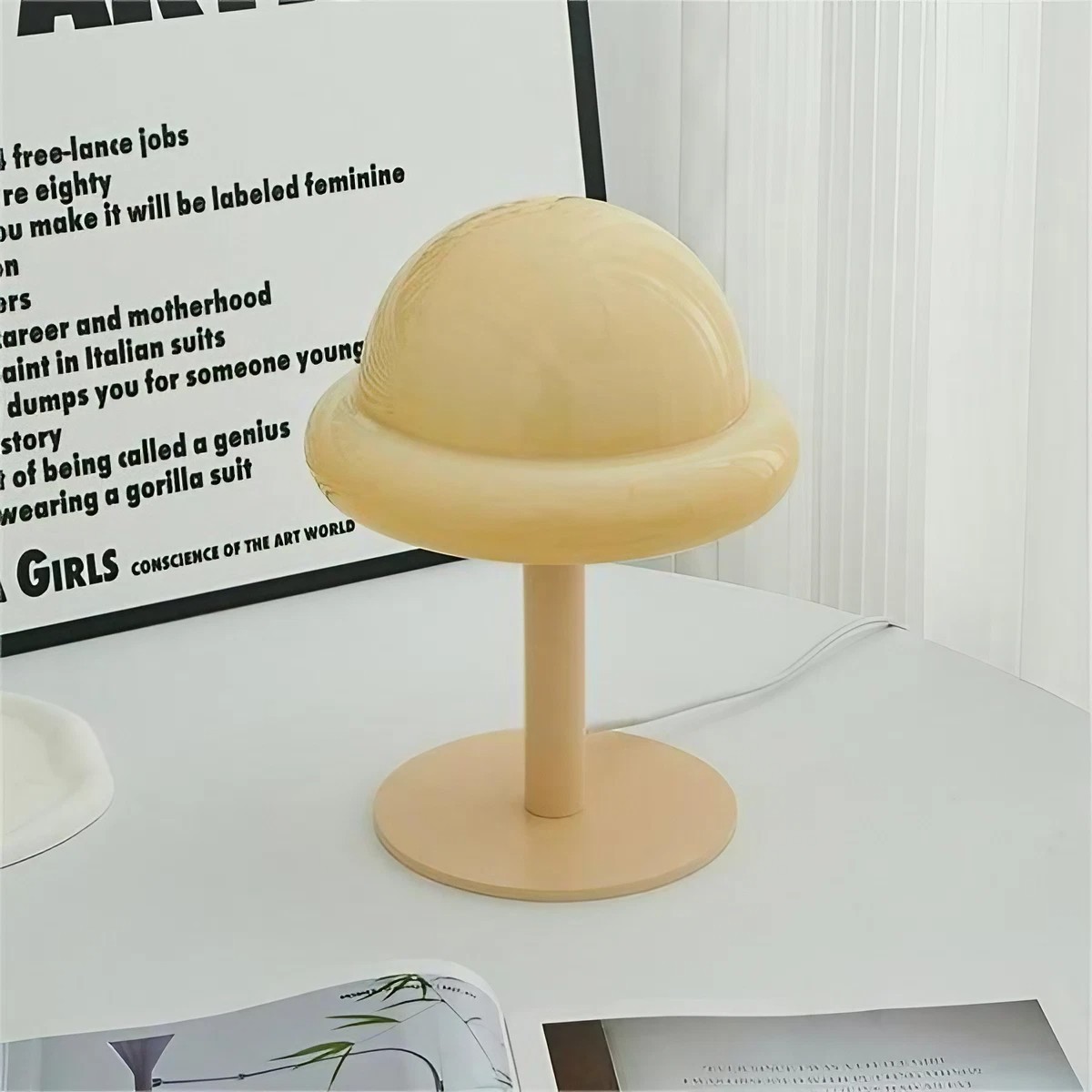 Morandi Glazen Bauhaus Eiertafellamp HL111